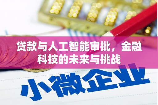 巩义贷款与人工智能审批，金融科技的未来与挑战