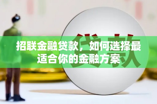 衡东招联金融贷款，如何选择最适合你的金融方案