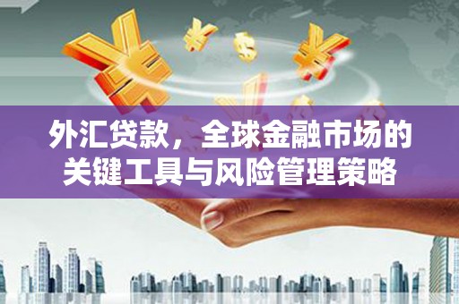 台州外汇贷款，全球金融市场的关键工具与风险管理策略