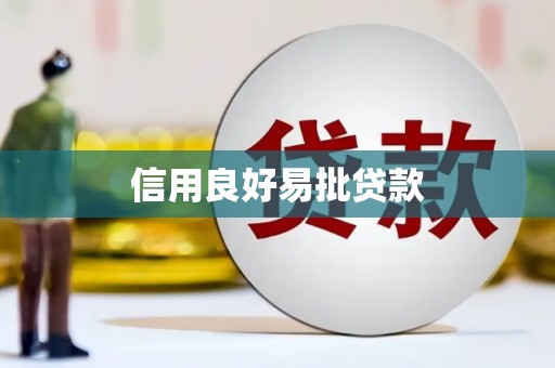 东营信用良好易批贷款