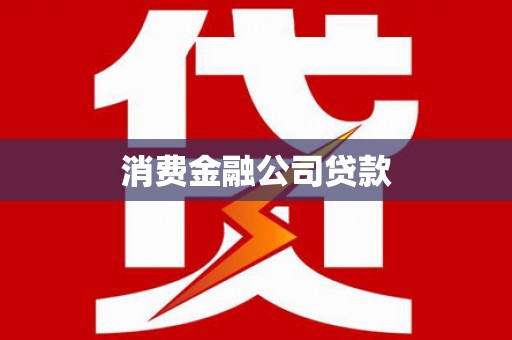 芬园消费金融公司贷款