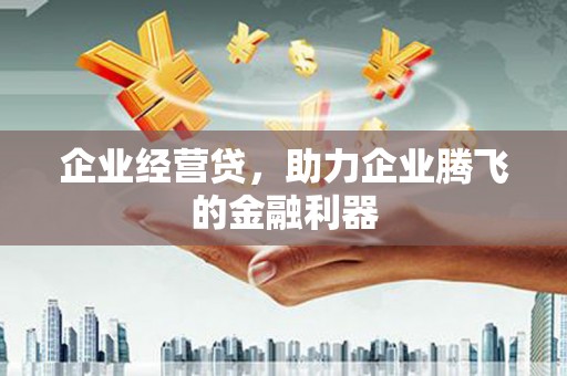 吉隆企业经营贷，助力企业腾飞的金融利器