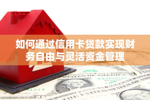 芦竹如何通过信用卡贷款实现财务自由与灵活资金管理