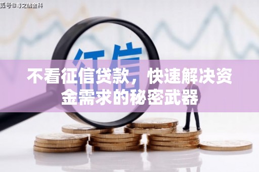东兴不看征信贷款，快速解决资金需求的秘密武器