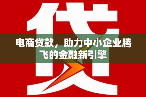 镇雄电商贷款，助力中小企业腾飞的金融新引擎