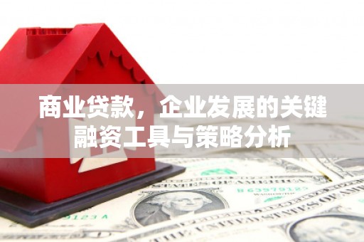吴川商业贷款，企业发展的关键融资工具与策略分析