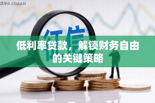 三元低利率贷款，解锁财务自由的关键策略