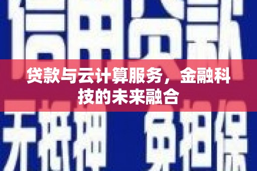 中坜贷款与云计算服务，金融科技的未来融合