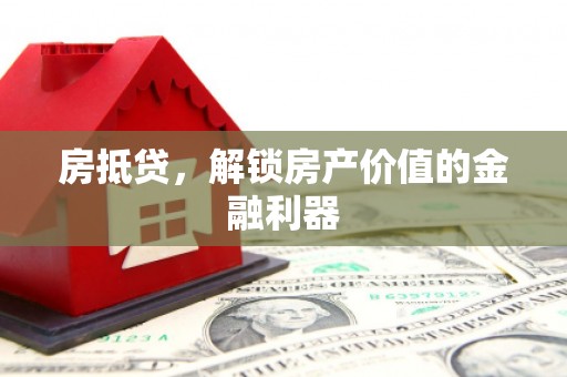 阜阳房抵贷，解锁房产价值的金融利器