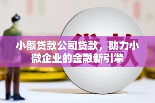 德阳小额贷款公司贷款，助力小微企业的金融新引擎