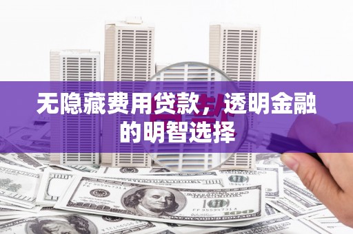 磴口无隐藏费用贷款，透明金融的明智选择