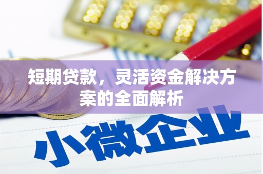 城厢短期贷款，灵活资金解决方案的全面解析