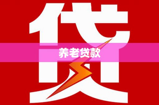 宝塔养老贷款